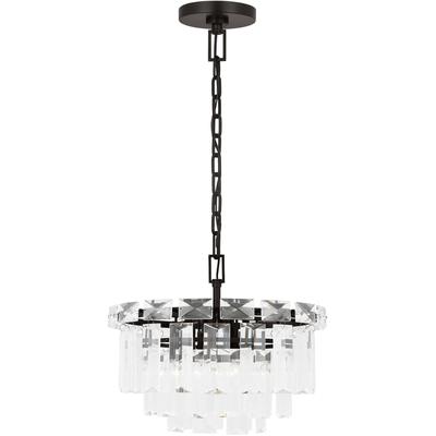 Generation Lighting Designers - Arden Small Chandelier - Aged Iron - CC1254AI