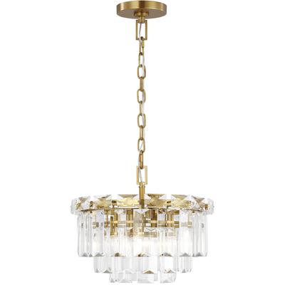 Generation Lighting Designers - Arden Small Chandelier - Burnished Brass - CC1254BBS