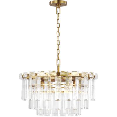 Generation Lighting Designers - Arden Medium Chandelier - Burnished Brass - CC12610BBS