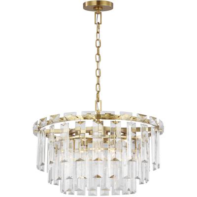 Generation Lighting Designers - Arden Medium Chandelier - Burnished Brass - CC12610BBS