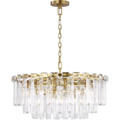 Generation Lighting Designers - Arden Large Chandelier - Burnished Brass - CC12716BBS