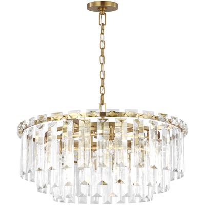 Generation Lighting Designers - Arden Large Chandelier - Burnished Brass - CC12716BBS