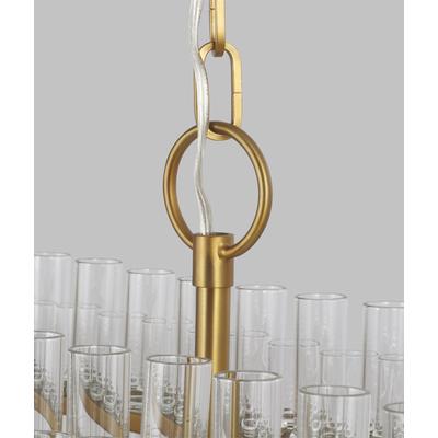 Generation Lighting Designers - Beckett Linear Chandelier - Burnished Brass - CC1307BBS