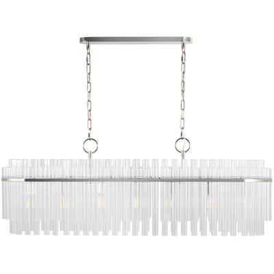 Generation Lighting Designers - Beckett Linear Chandelier - Polished Nickel - CC1307PN