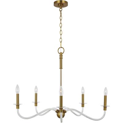 Generation Lighting Designers - Hanover Medium Chandelier - Burnished Brass - CC1315BBS