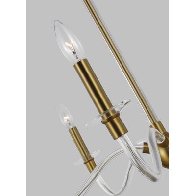 Generation Lighting Designers - Hanover Medium Chandelier - Burnished Brass - CC1315BBS