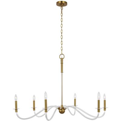 Generation Lighting Designers - Hanover Large Chandelier - Burnished Brass - CC1326BBS