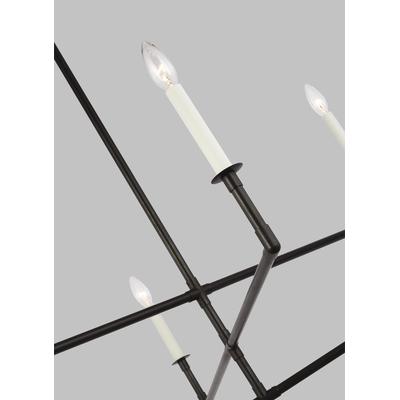 Generation Lighting Designers - Bayview Large Chandelier - Aged Iron - CC1356AI