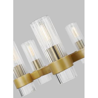 Generation Lighting Designers - Geneva Chandelier - Burnished Brass - CC1378BBS