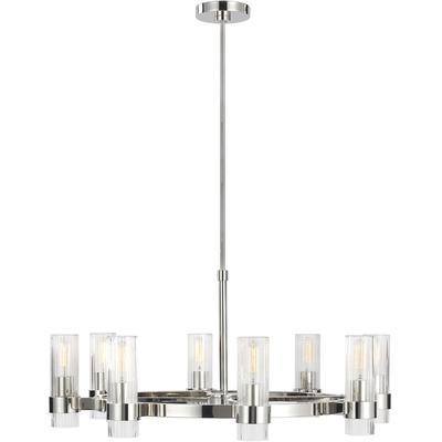 Generation Lighting Designers - Geneva Chandelier - Polished Nickel - CC1378PN