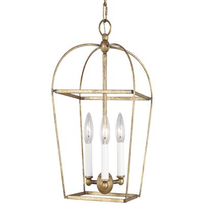 Generation Lighting Designers - Stonington Mini Lantern - Antique Gild - CC1423ADB