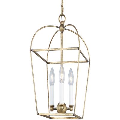 Generation Lighting Designers - Stonington Mini Lantern - Antique Gild - CC1423ADB