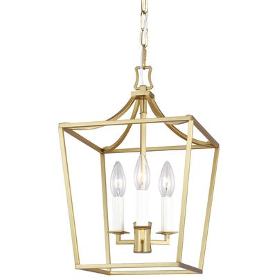 Generation Lighting Designers - Southold Mini Lantern - Burnished Brass - CC1433BBS