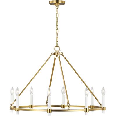 Generation Lighting Designers - Marston Large Chandelier - Burnished Brass - CC1458BBS