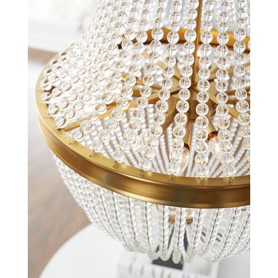 Generation Lighting Designers - Summerhill Medium Chandelier - Burnished Brass - CC14812BBS