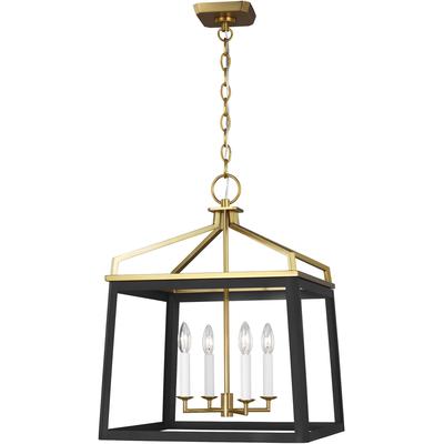 Generation Lighting Designers - Carlow Large Lantern - Midnight Black - CC1554MBKBBS