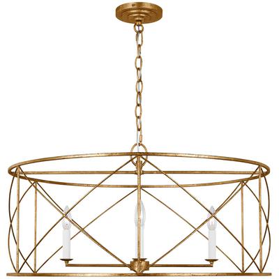 Generation Lighting Designers - Beatrix Extra Large Lantern Pendant - Antique Gild - CC1624ADB