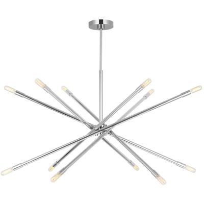 Generation Lighting Designers - Eastyn Extra Large Chandelier - Polished Nickel - CC16512PN