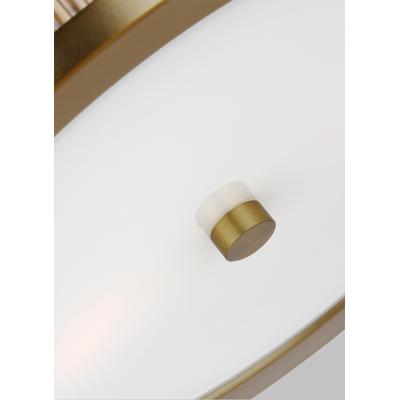 Generation Lighting Designers - Geneva Flush Mount - Burnished Brass - CF1052BBS