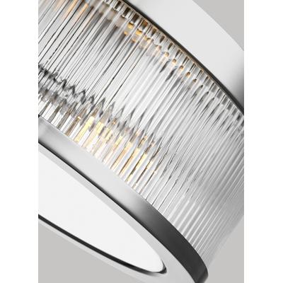 Generation Lighting Designers - Geneva Flush Mount - Polished Nickel - CF1052PN