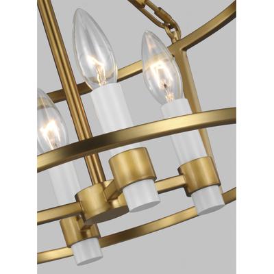 Generation Lighting Designers - Marston Semi Flush Mount - Burnished Brass - CF1064BBS