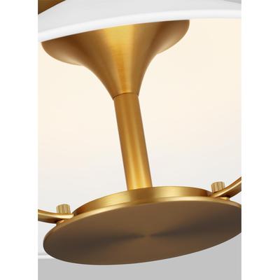 Generation Lighting Designers - Ultra Light Flush Mount - Burnished Brass - CF1091BBS