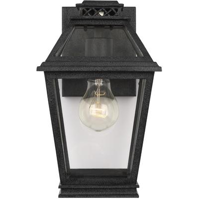 Generation Lighting Designers - Falmouth Extra Small Outdoor Wall Lantern - Dark Weathered Zinc - CO1001DWZ