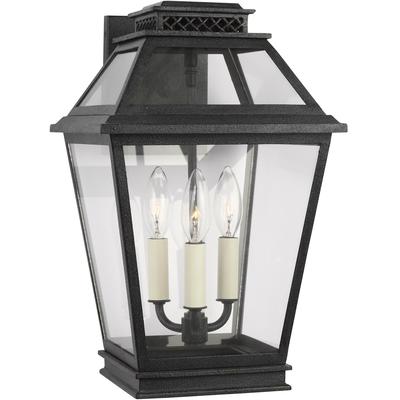 Generation Lighting Designers - Falmouth Medium Outdoor Wall Lantern - Dark Weathered Zinc - CO1023DWZ