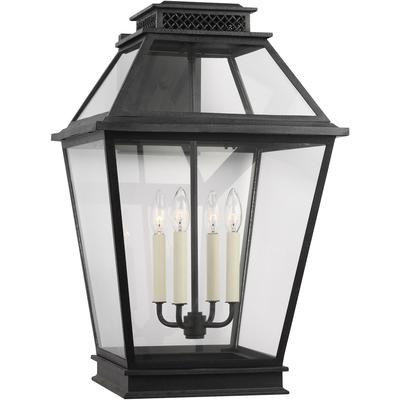 Generation Lighting Designers - Falmouth Extra Large Outdoor Wall Lantern - Dark Weathered Zinc - CO1044DWZ