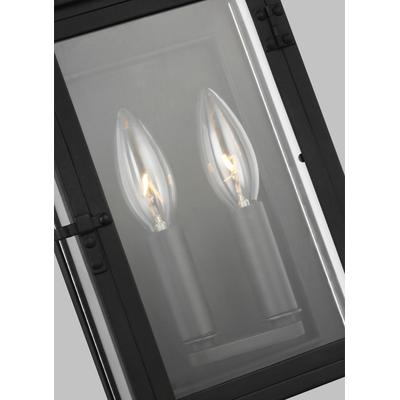 Generation Lighting Designers - Hingham Small Outdoor Wall Lantern - Textured Black - CO1252TXB