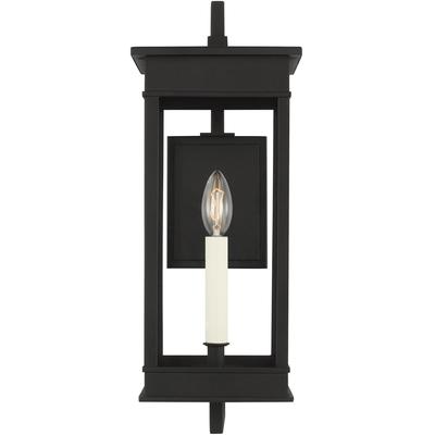 Generation Lighting Designers - Cupertino Outdoor Medium Bracket Wall Lantern - Textured Black - CO1451TXB