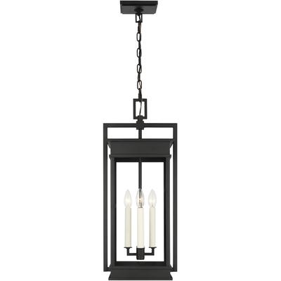 Generation Lighting Designers - Cupertino Outdoor Large Pendant - Textured Black - CO1534TXB