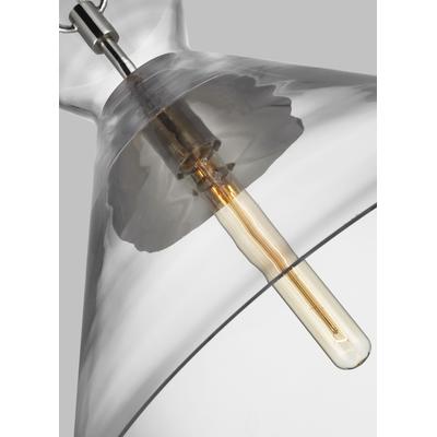 Generation Lighting Designers - Atlantic Wide Pendant - Polished Nickel - CP1031PN