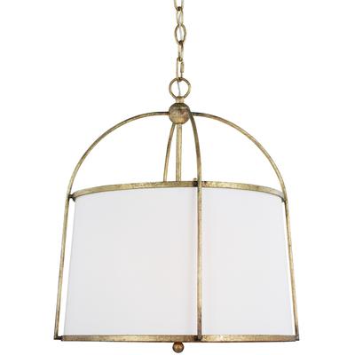 Generation Lighting Designers - Stonington Hanging Shade Chandelier - Antique Gild - CP1112ADB