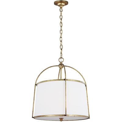 Generation Lighting Designers - Stonington Hanging Shade Chandelier - Antique Gild - CP1112ADB