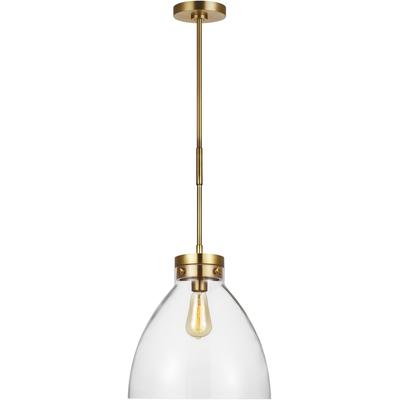 Generation Lighting Designers - Garrett Wide Pendant - Burnished Brass - CP1121BBS