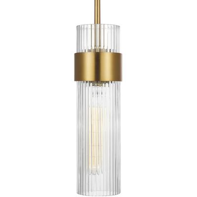 Generation Lighting Designers - Geneva Medium Pendant - Burnished Brass - CP1161BBS