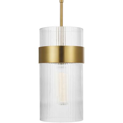 Generation Lighting Designers - Geneva Large Pendant - Burnished Brass - CP1171BBS