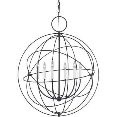 Generation Lighting Designers - Bayberry Large Pendant - Weathered Galvanized - CP1246WGV