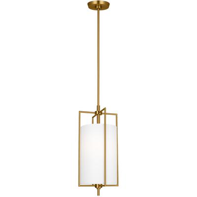 Generation Lighting Designers - Perno Small Hanging Shade Pendant - Burnished Brass - CP1401BBS