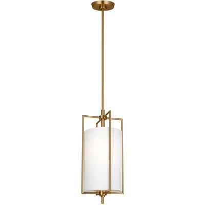 Generation Lighting Designers - Perno Small Hanging Shade Pendant - Burnished Brass - CP1401BBS