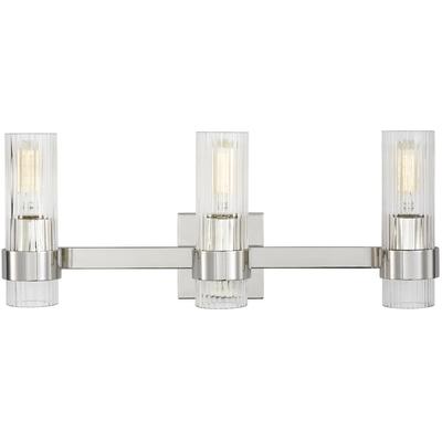 Generation Lighting Designers - Geneva 3-Light Vanity Fixture - Polished Nickel - CV1023PN