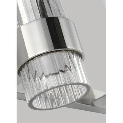 Generation Lighting Designers - Geneva 4-Light Vanity Fixture - Polished Nickel - CV1024PN