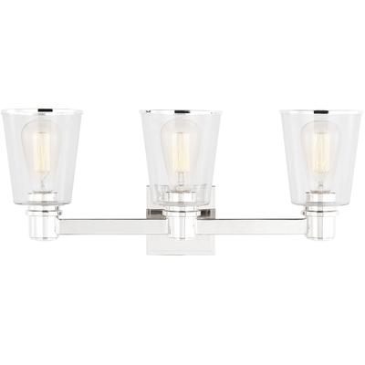 Generation Lighting Designers - Alessa 3-Light Vanity Fixture - Polished Nickel - CV1033PN