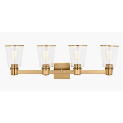 Generation Lighting Designers - Alessa 4-Light Vanity Fixture - Burnished Brass - CV1034BBS