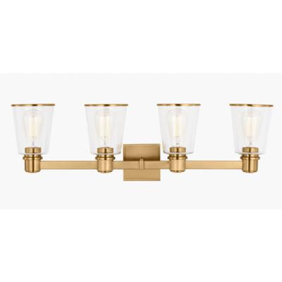 Generation Lighting Designers - Alessa 4-Light Vanity Fixture - Burnished Brass - CV1034BBS