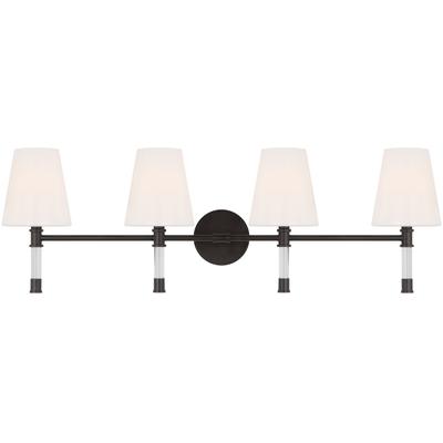 Generation Lighting Designers - Hanover 4-Light Vanity Fixture - Aged Iron - CV1054AI