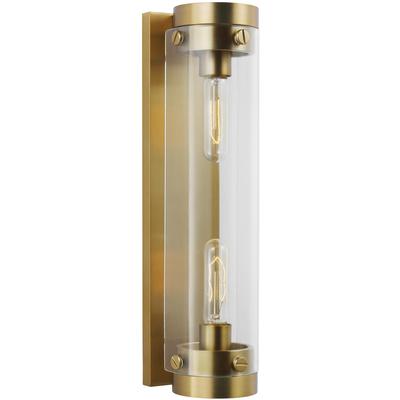 Generation Lighting Designers - Garrett Linear Sconce - Burnished Brass - CW1002BBS