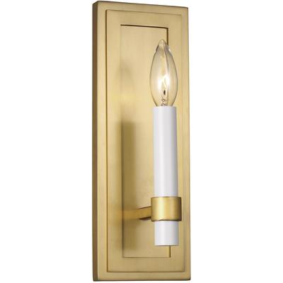 Generation Lighting Designers - Marston Single Wall Sconce - Burnished Brass - CW1231BBS