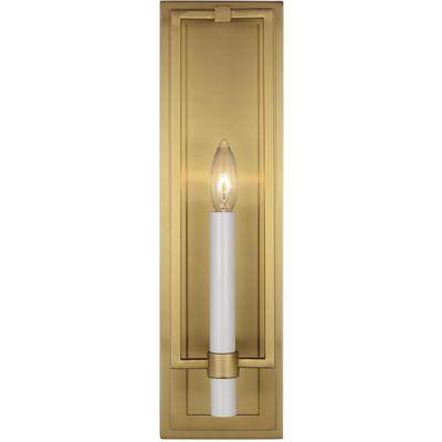 Generation Lighting Designers - Marston Tall Sconce - Burnished Brass - CW1241BBS